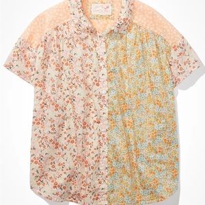 American Eagle Oversized Resort Shirt - Small